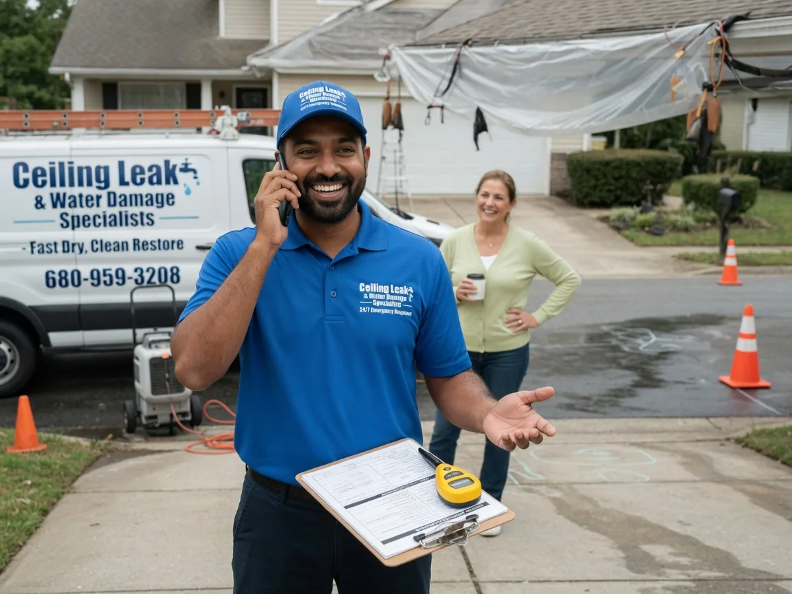 Ceiling Leak Cleanup Creve Coeur, MO FAQs